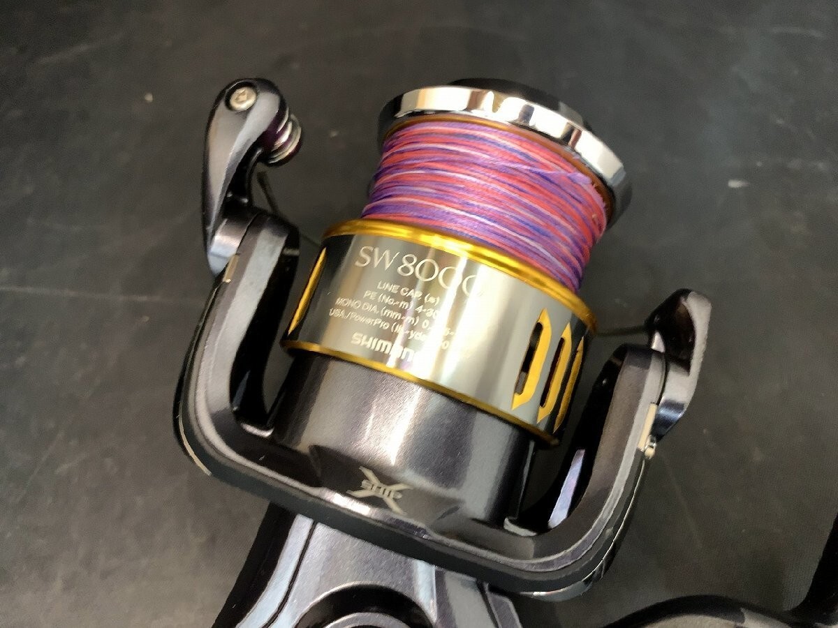 Shimano 15 twin power SW 8000HG Spinning Reel Used with Box Shimano 15 twin power SW 8000HG Spinning Reel Used with Box