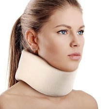 Soft Foam Neck Brace Universal Cervical Collar, Adjustable Neck Support 3" Dept