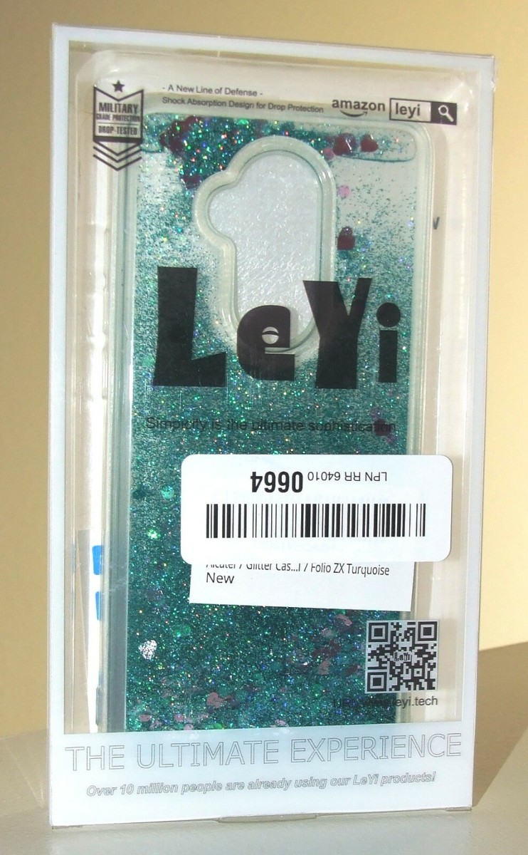 LEYI Alcatel 7 Liquid Glitter Phone Case,T-Mobile Revvl 2 Plus