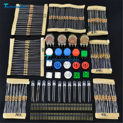 Electronic Parts Pack KIT für ARDUINO component Resistors Switch Button