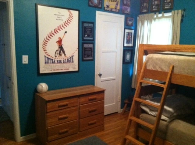 Juego de dormitorio vintage Brandt Ranch roble años 60, estilo occidental, excelente estado Foto 2 de 4