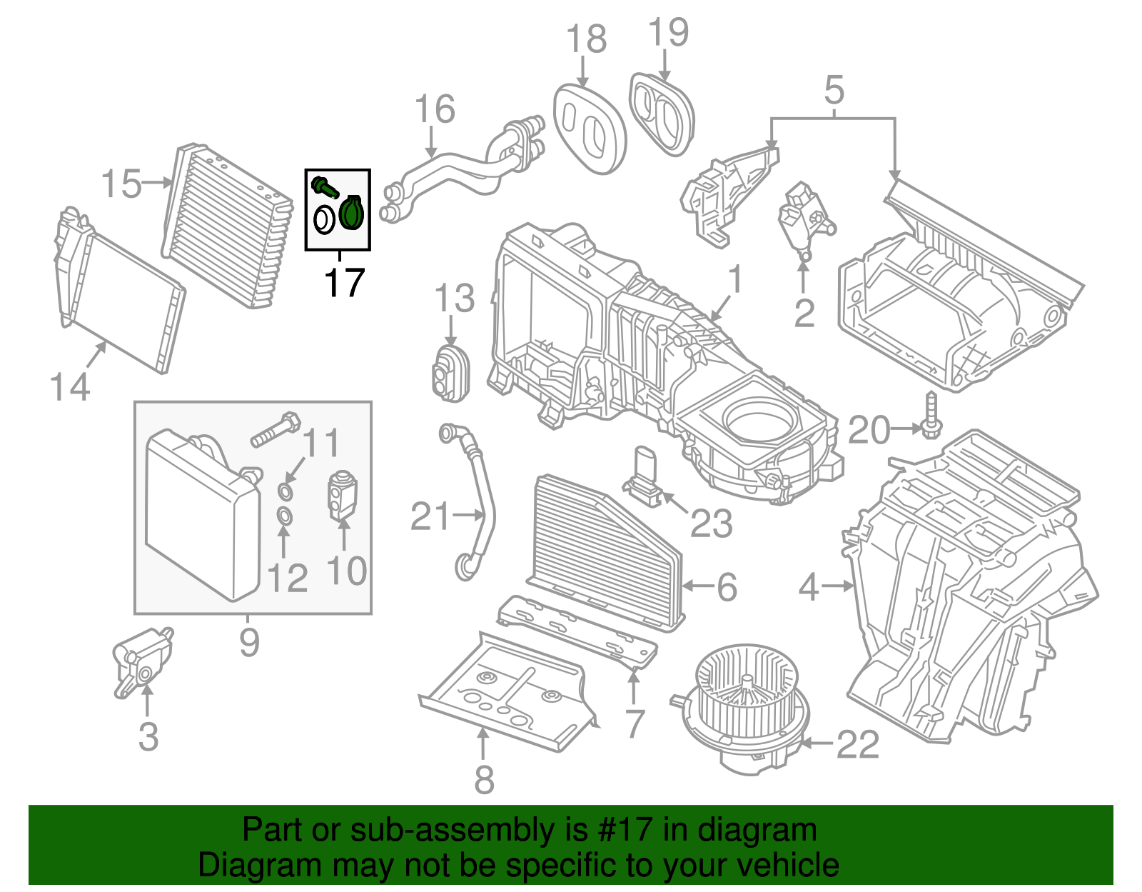 Genuine Volkswagen Heater Core Gasket Set 3C0898380 eBay