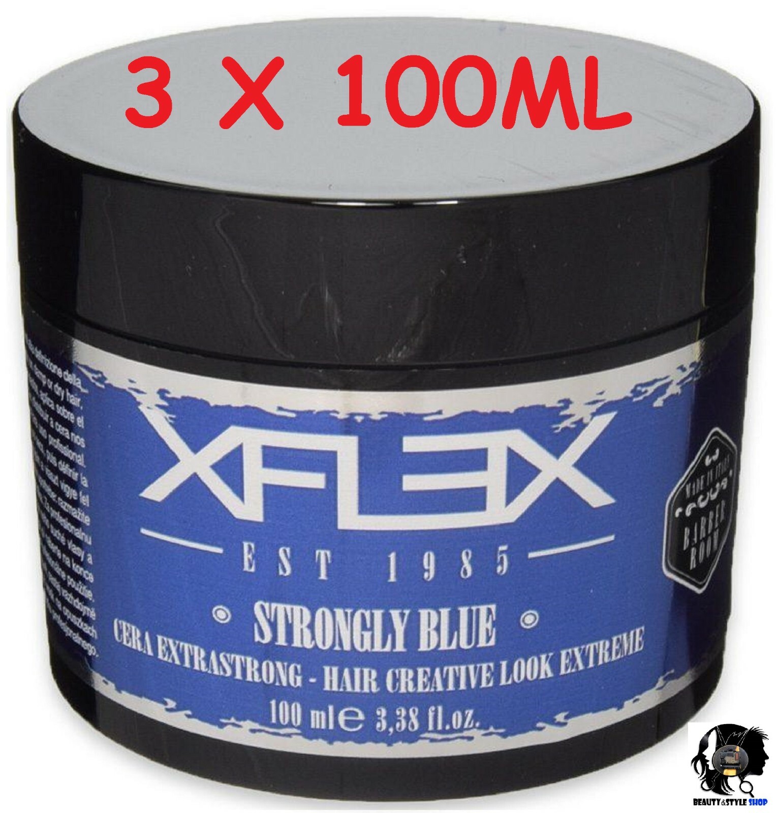 Offerta Kit 3x100ml Cera Xflex Strongly Blue | Prezzo Stock Edelstein