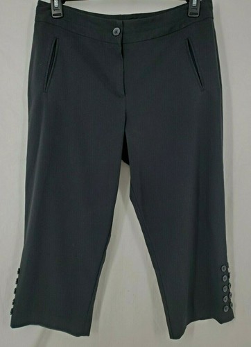 Larry Levine Cropped Stretch Trousers 