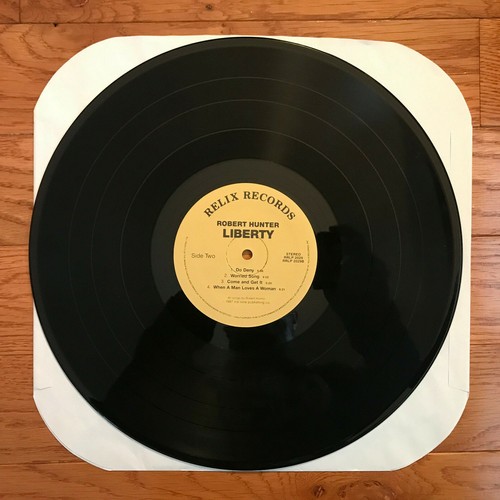 Robert Hunter - LIberty LP Relix Records RRLP 2029 1987 Press Grateful Dead VG+ - Picture 4 of 4