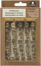 Hotstamp Lowercase Alphabet Set for Branding and Personalization of Wood, Leathe