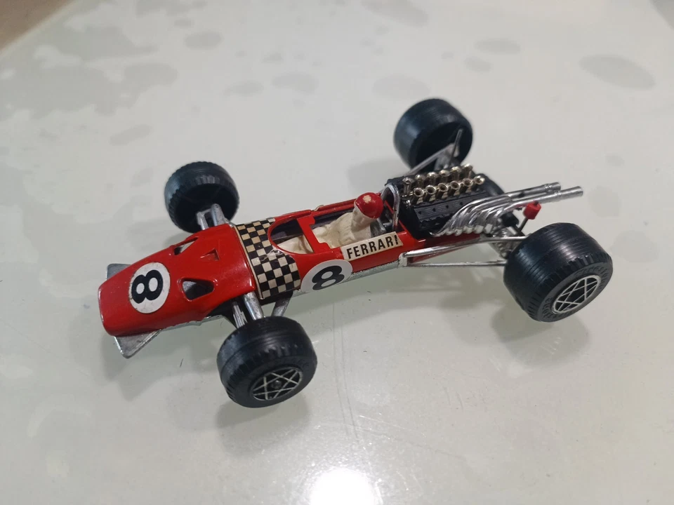 Politoys Ferrari F.1 Scala 1:32 Art F2 Toy Car Vintage Italy ‘70 - Immagine 2 di 4