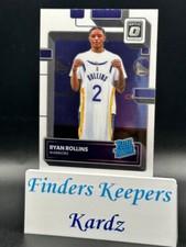 2022-23 RYAN ROLLINS DONRUSS OPTIC BASKETBALL RATED ROOKIE #211  WARRIORS