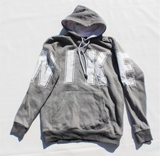 Nike Arm to Arm Print Hoodie Hooded Sweatshirt Kids Large Gray White FAST SHIP