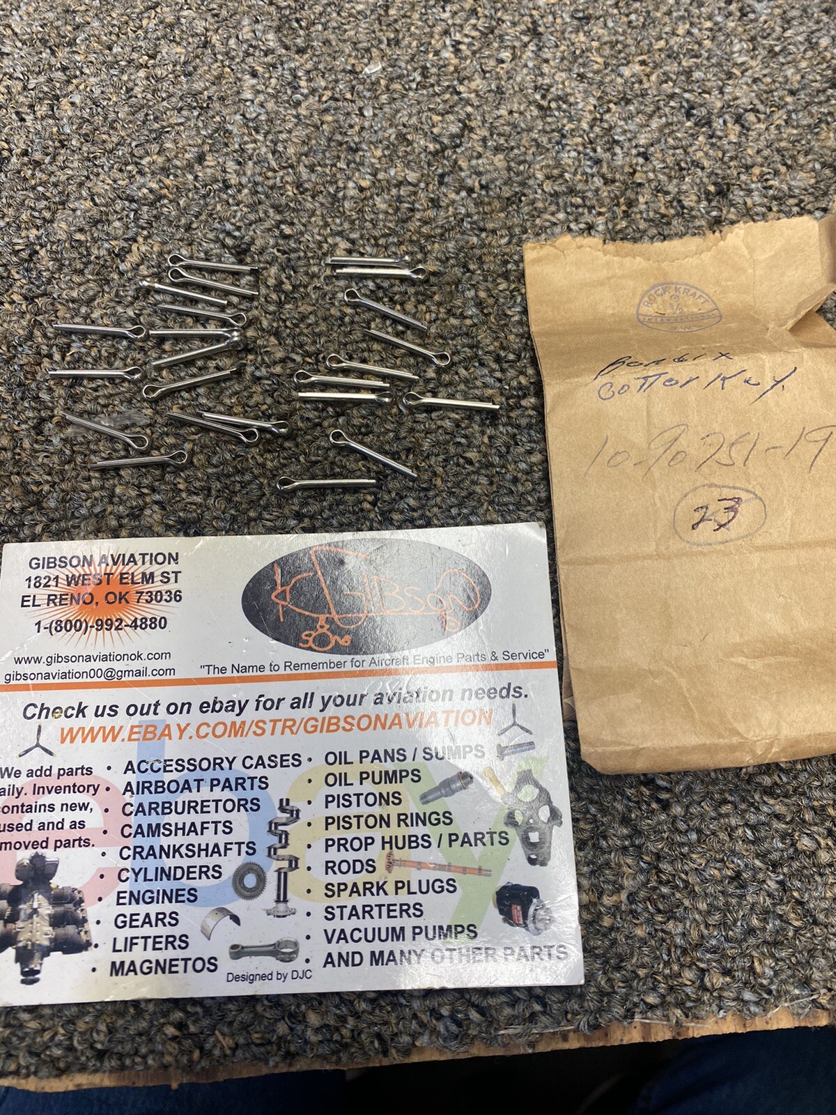 Bendix Key BENDIX 10-90751-19 COTTER PIN KEY LOT OF 23 | eBay