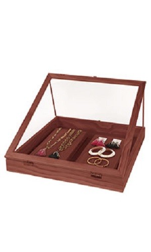 Countertop Display Case Counter View Clear Top Retail Merchandise 24" x 36" x 4