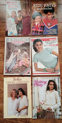Strick- & Häkelanleitungen Bücher Damen Kinder Woolworth Twilleys BBC Restposten 6