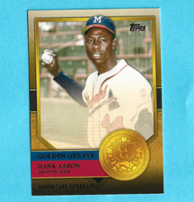 2012 Topps Baseball Hank Aaron Golden Greats #GG-52 Braves