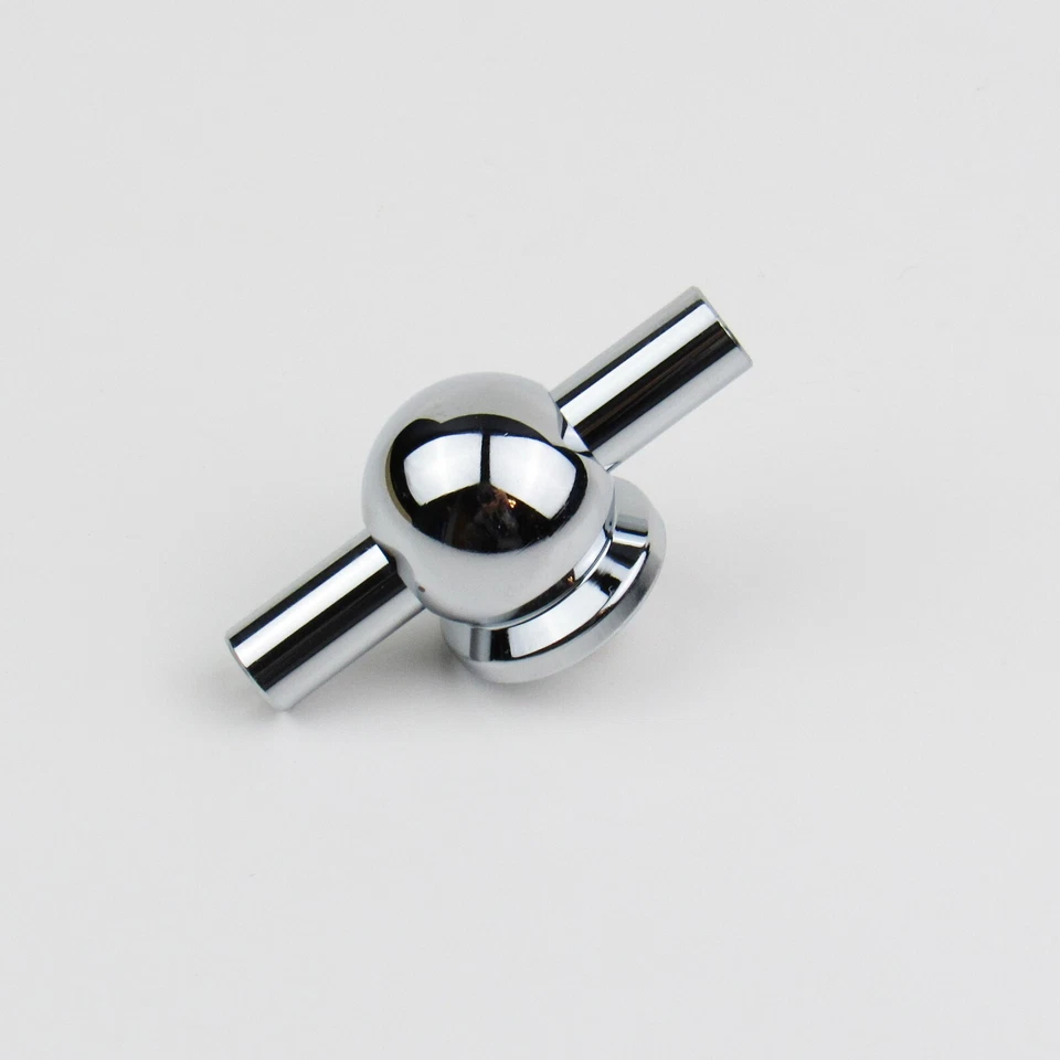 8 PCS 2 1/8" Tom Tube Lugs Double End Chrome Finish with Gaskets & Black Screws - Image 2 of 3