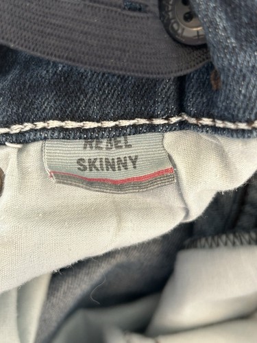 Tommy Hilfiger Youth Boys Navy Blue Cotton Rebel Skinny Denim Jeans Size 20 - Picture 14 of 14