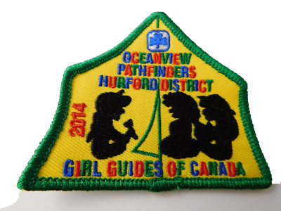 Pathfinders Guide Class Patch GIRL GUIDES SCOUTS CANADA PATCH PATHFINDERS OCEANVIEW HURFORD BADGE ...