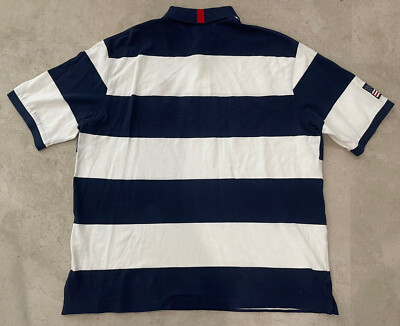 Polo Ralph Lauren Big Pony USA Flag Rugby Shirt XLT | eBay