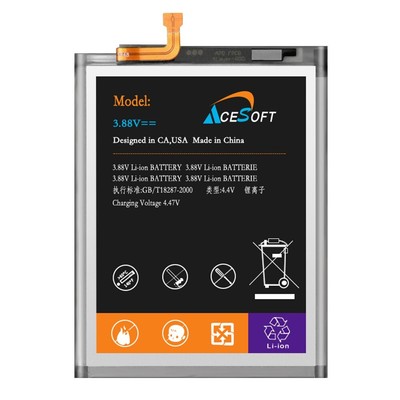 UPGraded AceSoft 4600mAh Replacement Battery f Samsung Galaxy A70 SM-A705U Phone