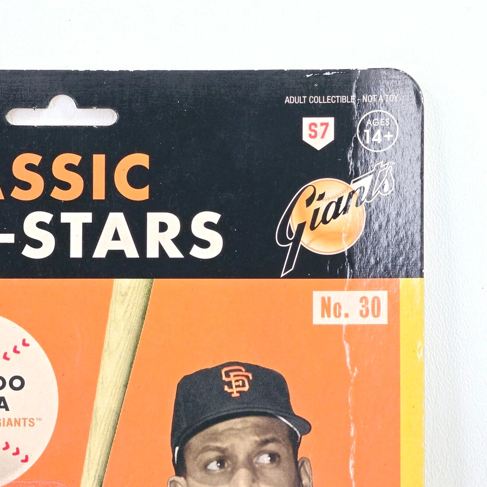 2019 Super7 Classic All-Stars 1958 Orlando Cepeda Giants Figure - NEW SEALED - Image 3 of 4