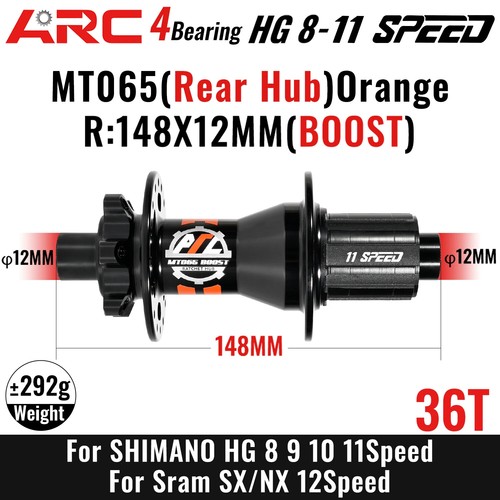 MTB Bicycle Hub Boost 32 Holes 36T/54T Ratchet Disc Brake 8 9 10 11 12 Speed - Picture 38 of 48