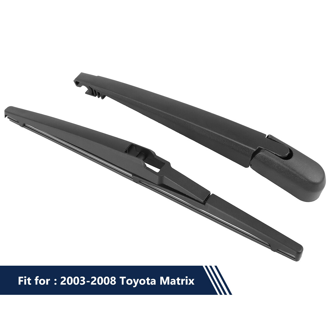 Rear Windshield Wiper Blade Arm Set 280mm 11 Inch for Toyota