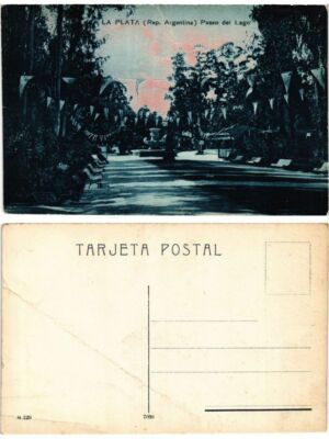 CPA ARGENTINIEN - La Plata - Paseo del Lago (420101)