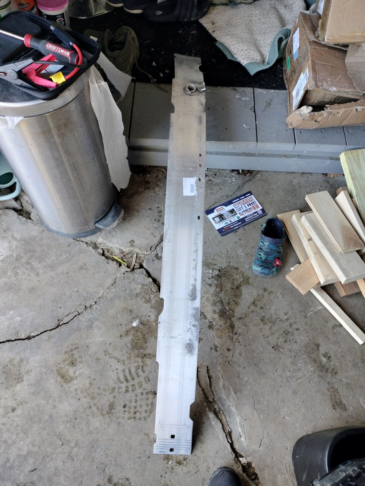 08-14 Mercedes W204 C250 C300 C350 Front Bumper Impact Crash Bar Rebar OEM