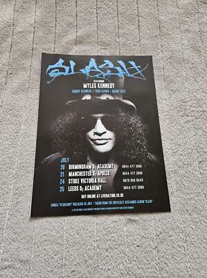 FPOT131 MAGAZINE ADVERT 11X8'' SLASH FT MYLES KENNEDY : JULY TOUR DATES