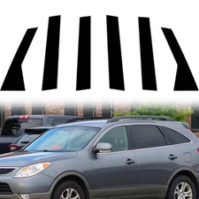 6pcs Glossy Black Window Pillar Post Door Trim For Hyundai Veracruz 2007 - 2015 6pcs Glossy Black Window Pillar Post Door Trim For Hyundai Veracruz 2007 - 2015