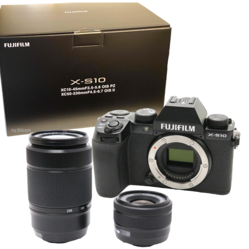 New FUJIFILM X-S10 Mirrorless Digital Camera with XC15-45mm & XC50-230mm Lens - 第 1/12 張圖片