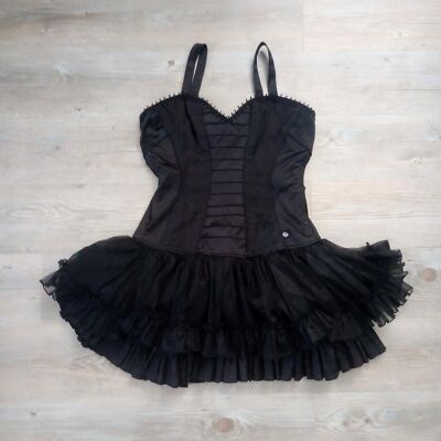 Vintage Tripp NYC Corset Tutu Mini Gothic Dress | eBay
