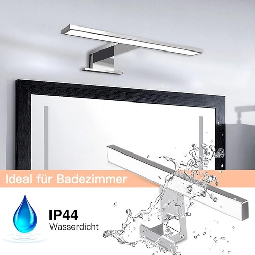 LED Spiegel-Leuchte, Badezimmer Bad Beleuchtung, Aufbau-Lampe IP44, Schminklicht - Bild 3 von 12