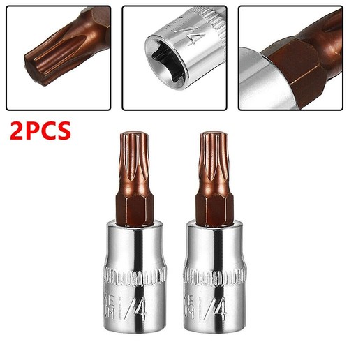 2-x-1-4-drive-steel-t30-hexagonal-sockets-steel-automotive-repairs-tool