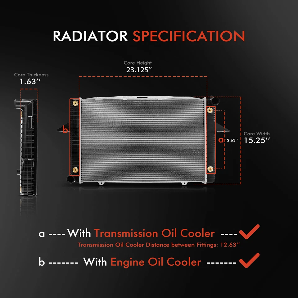 Nueva transmisión automática. Radiador de aluminio para Volvo 850 1994-1997 C70 1998 S70 V70 Foto 2 de 4