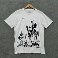 Sz L Large Barcelona Museum Pablo Picasso Don Quixote 1955 Repro Artwork T Shirt