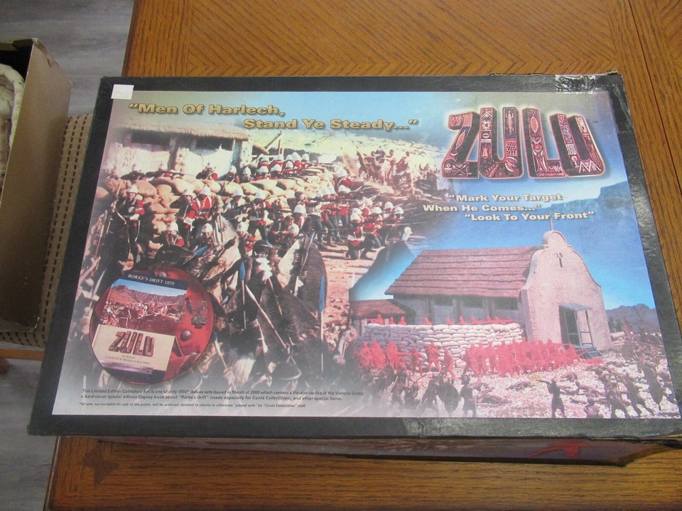 CONTE COLLECTIBLES ZULU011- RETIRED / RARE - Zulus attacking