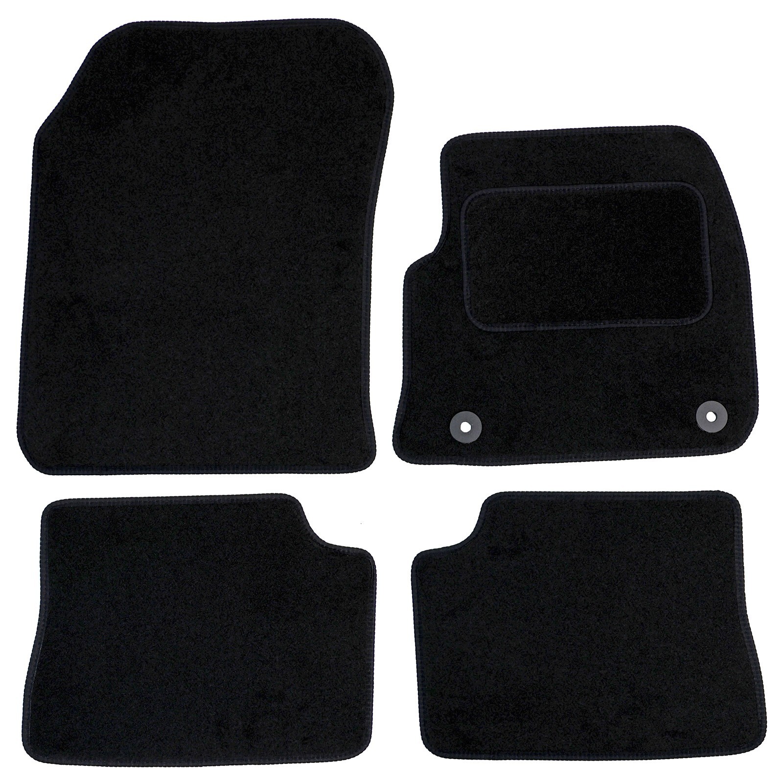 Fits Vauxhall Mokka E Electric Car Mats Carpet 2021 onwards 4pcs Floor Set Black