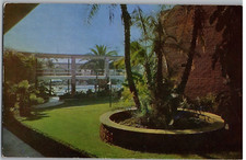 Promenade & Gardens Hollywood Roosevelt Hotel Hollywood CA Postcard