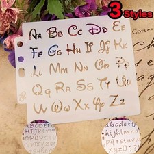 DIY Alphabet Buchstaben Schablonen Vorlage Papier Bastelset Dekoration