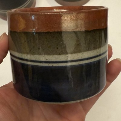 Vtg Otagiri Japanese Ceramic Sake Cup or Tea Cup-2 5/8'' Tall 3'' Diameter