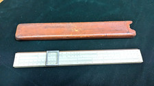 Vintage K&E Polyphase Slide Rule 4053-3 Leather Case Made in USA 10"