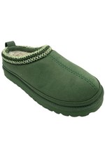 Masseys Women's Park City Slip-On Suede Bootie Slippers Green
