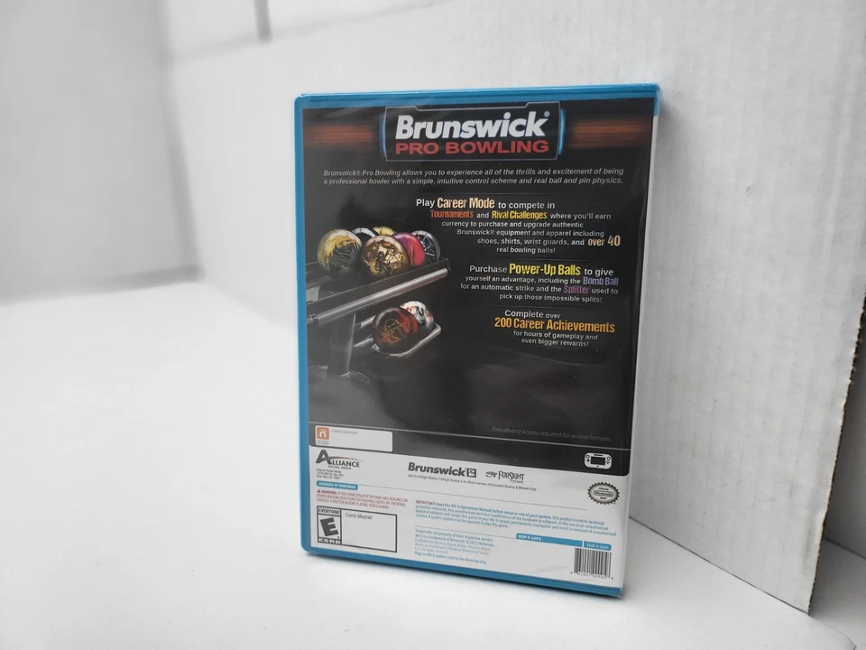 30 LOT MINT NEW FACTORY SEALED BRUNSWICK PRO BOWLING FOR NINTENDO WII U - Image 4 of 4