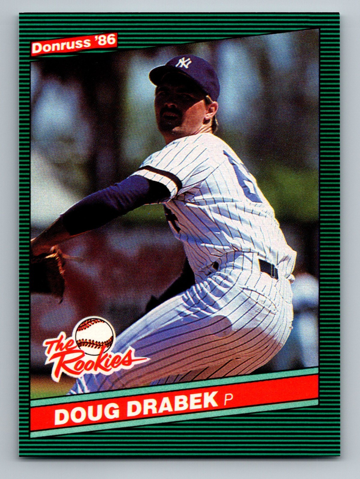 1986 DONRUSS THE ROOKIES - DOUG DRABEK #31 RC NEW YORK YANKEES