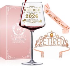 Retirement Gifts for Women her 2026-retired gifts for women 15oz Retired wine