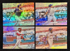Topps 2025 All Star Game Classic Swings Palmeiro Colon Davis Strawberry- 4 Cards