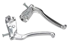 Dia-Compe 128 Tech 6 old school BMX Locking Brake Levers Lever Set - SILVER