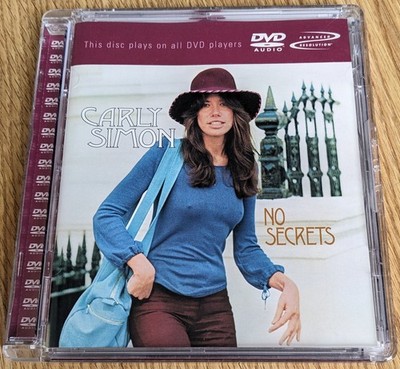 DVD-Audio: Carly Simon - 'No Secrets' DVDA Advanced Resolution 5.1 (not SACD)