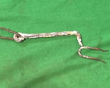 Antique 5&rdquo;  Twisted Rustic Gate Barn Door Hook Latch Wrought Iron