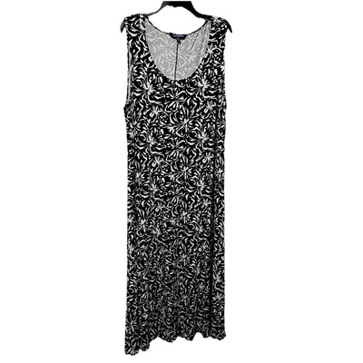 Travelsmith Women Maxi Dress Sz 2XL Sleeveless Rayon White Black Jersey Cottege | eBay Travelsmith Women Maxi Dress Sz 2XL Sleeveless Rayon White Black Jersey Cottege | eBay